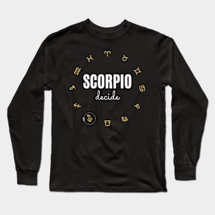 Scorpio Zodiac Horoscope Long Sleeve T-Shirt